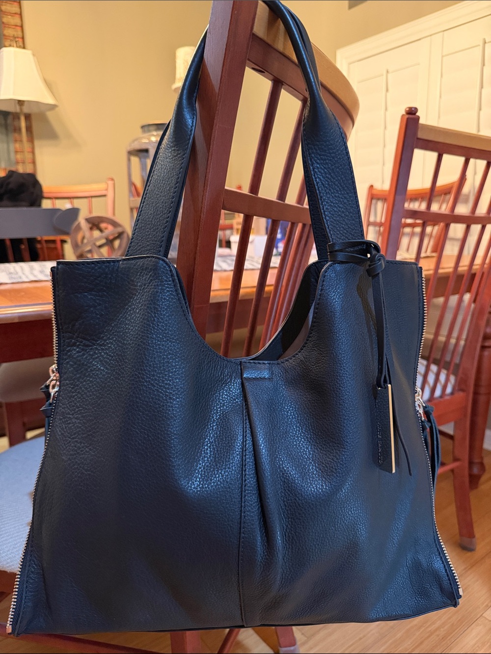 Vince Camuto Black Corla Tote Shoulder Bag -